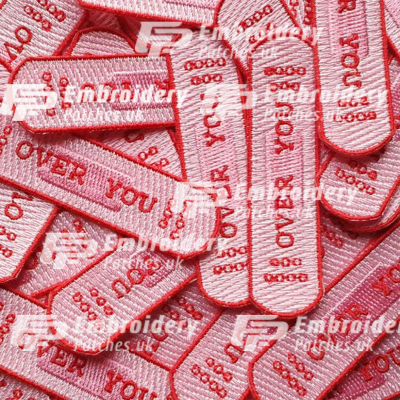Pink Embroidery patches